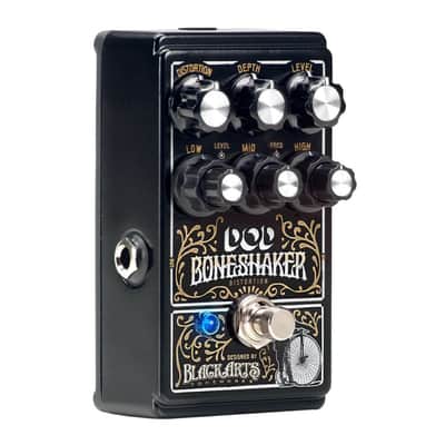 DigiTech DOD Boneshaker Dirty Boost Distortion Pedal with 3-Band Semi-Parametric EQ and Blue LED Status Indicator image 2