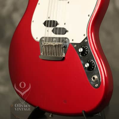 1966 Fender Electric XII 12-string Candy Apple Red w/matching number HANG TAG image 6