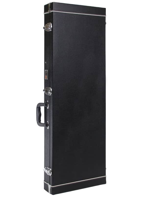 Gearlux Rectangular Bass Guitar Hard Case - Black image 1