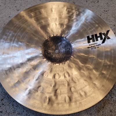 🥁 SABIAN HHX Complex Medium Hi-Hats 15" – Unplayed – Premium B20 Bronze – Dark, Fat, Sizzling Tone image 3