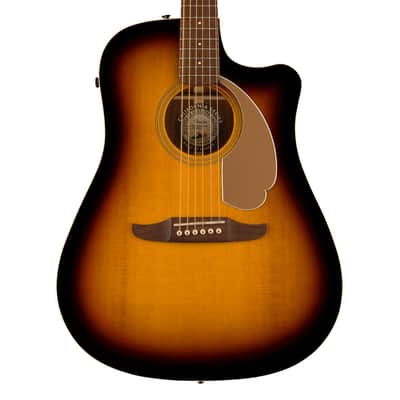 Used Fender Redondo Player A/E Guitar - Sunburst w/ Walnut FB image 1