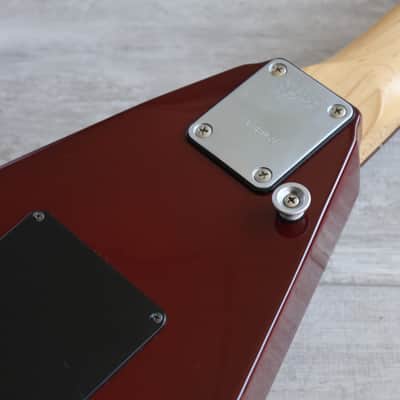 1996 Grover Jackson Japan KV-c.u.65 King V Flying V (Cherry Sunburst) image 11