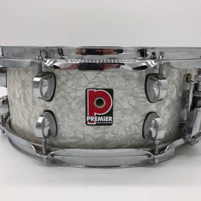 Premier XPK Snare Drum 5.5x141990s White Marine Pearl image 1