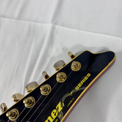 Ibanez X Series Rocket Roll II RR-550 W/ OHSC MIJ Japan 1983 - Cherry Sunburst image 21