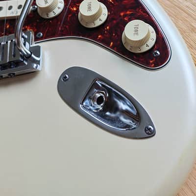 Fender American Deluxe Stratocaster 2011 - Olympic Pearl image 3