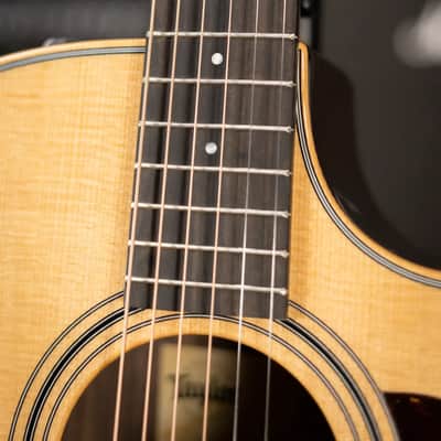 Taylor 414ce Studio Grand Auditorium Acoustic/Electric Guitar - Natural with Gig Bag - Factory Demo image 7