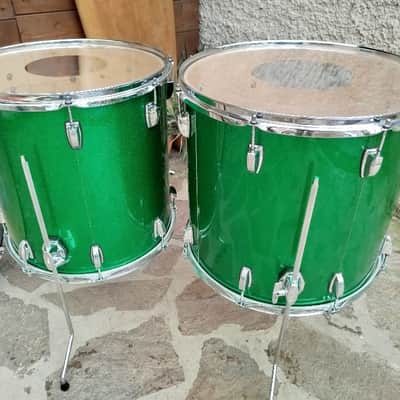LUDWIG Classic Maple Zep Set 2018, Green Sparkle. image 8