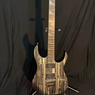 2005 Ibanez RGTHRG1 H.R. Giger "NY City XIX" - Neck-Thru, Edge Pro II - Period Ibanez Hardshell Case image 1