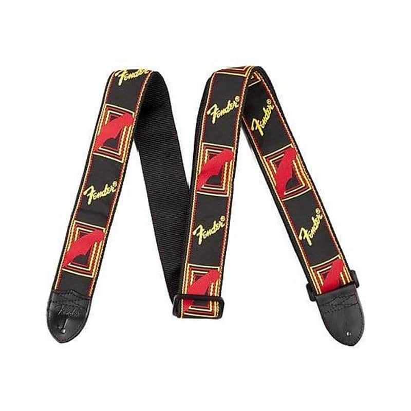 Fender 2" Monogrammed Guitar Strap image 1