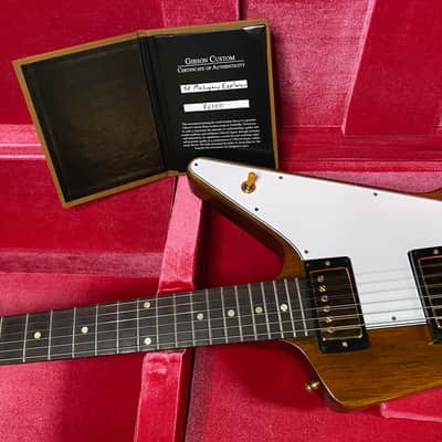 NEW! Gibson Custom 1958 Mahogany Explorer Reissue Electric Guitar - Antique Natural, VOS - Authorized Dealer - Only 7.9lbs - G07667 image 11