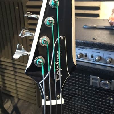 Epiphone Thunderbird Bass 2014 TV Silver w/OHSC image 13