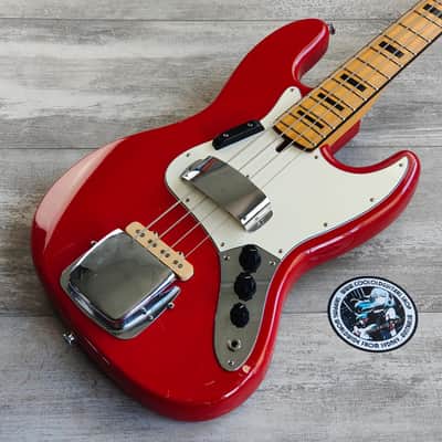 1970's Cimar (Ibanez) '75 Reissue Jazz Bass (Torino Red) image 1