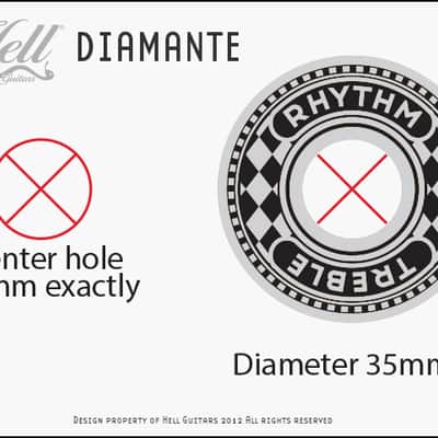 100% Brass "Diamante" Toggle Switch Washer ( Poker Chip ). Fits most LP, SG Guitars etc.. image 4