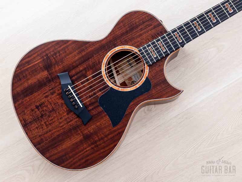 2022 Taylor Custom Grand Concert 12-Fret Flamed Tasmanian Blackwood w/ Florentine Cutaway image 1