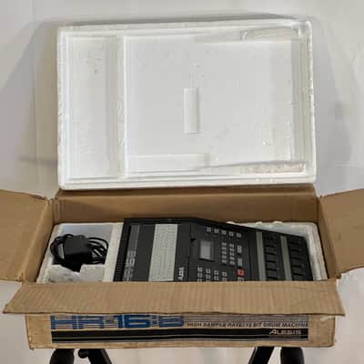 Alesis HR-16B 1980s MINT, Extra Sounds E-Prom, Original Packaging + PSU