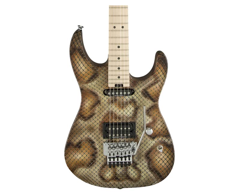 Used Charvel Warren DeMartini Signature Electric Guitar - Snake Skin image 1