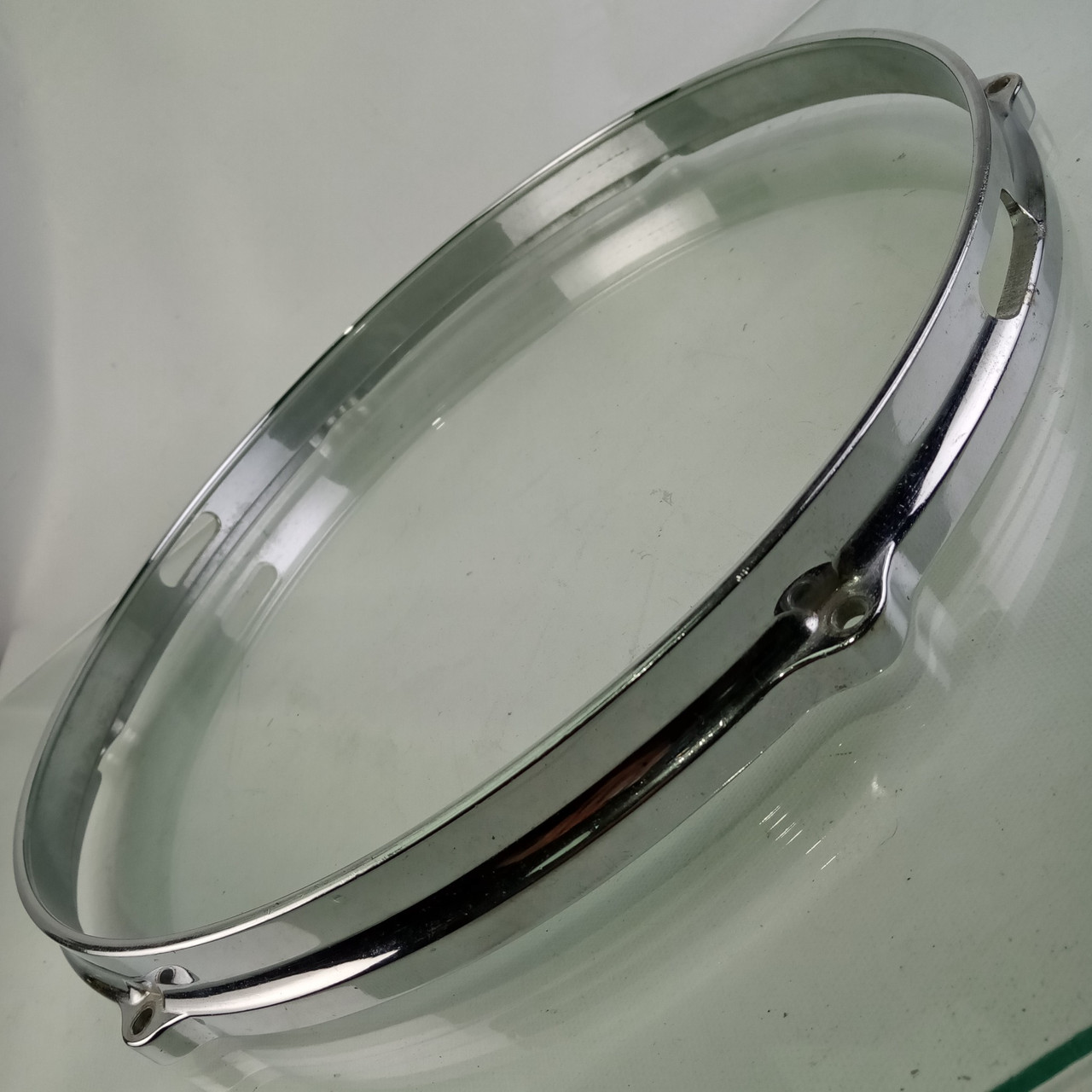 Gretsch 14"6-Lug Die-Cast Snare Drum Resonant Rim/Hoop Chrome USA Vintage 60s RB — main photograph
