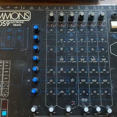 Simmons SDS9 6-Channel Drum Synthesizer 1985 - Black image 1