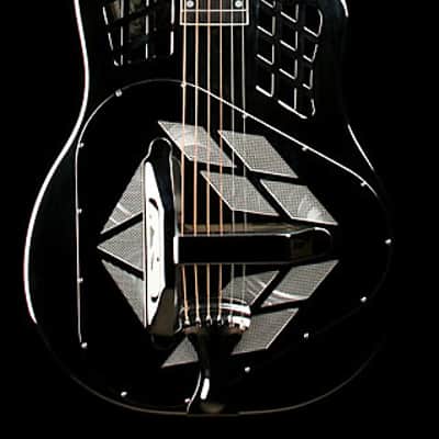 National Reso-Phonic Style 1 Brass Bodied Cutaway Tricone 2023 Mirror Nickel image 3