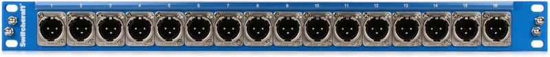 Switchcraft PT16MX2DB25 16-point XLR Male - DB25 Patchbay image 1