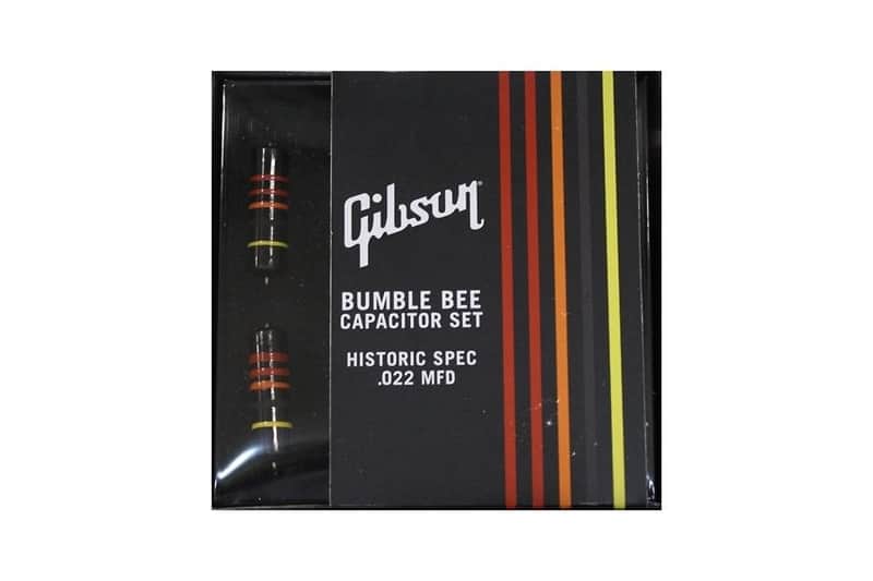 USA Gibson Bumble Bee Capacitors 2 Pack Bumblebee Caps Guitar .022