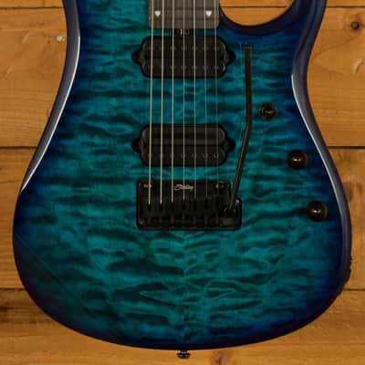 Sterling John Petrucci JP157DQM JP157 DiMarzio - Quilted Cerulean Paradise image 3