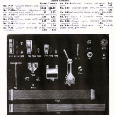 WFL (Ludwig) P-87 Buddy Rich Classic Strainer Throw-Off circa 58-67 - WFLCTO-102 image 16
