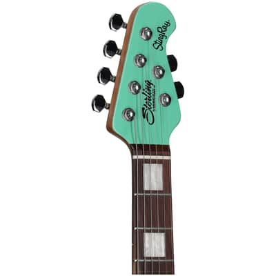 Sterling by Music Man SR50X StingRay Plus Electric Guitar, Seafoam Green, Open Box (Good) image 7