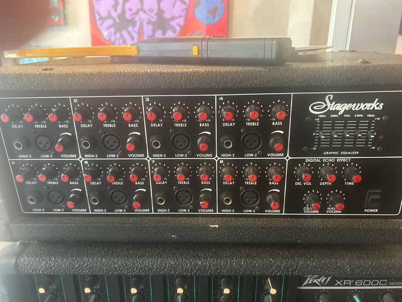 Stageworks Lg-8 powered mixer 2000s - Black image 1