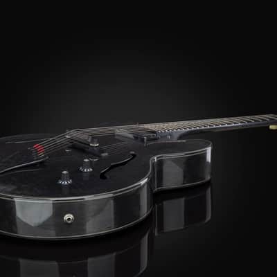 Fibertone DRC hollow body 2019 unidirectional natural carbon fiber image 1