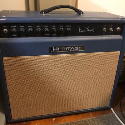 Heritage Kenny Burrell 2007 Blue Jazz Archtop Guitar Amplifier image 1