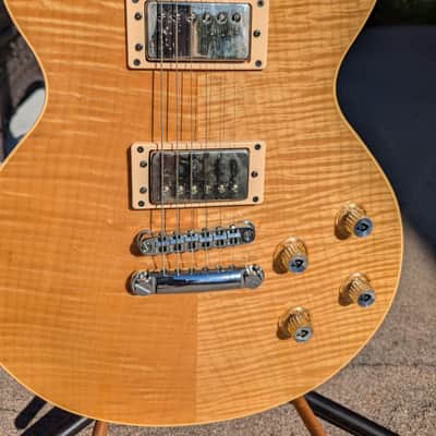 1998 GUILD USA BLUESBIRD WITH BEAUTIFUL AMBER FLAME MAPLE TOP & SD 1959 PICKUPS w/OHSC image 1