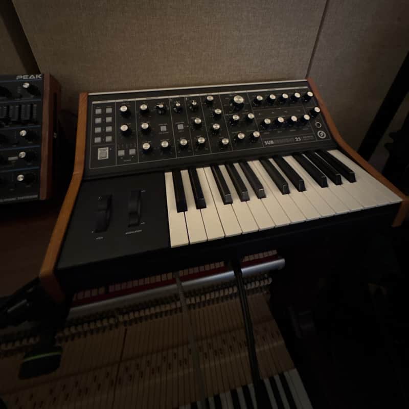 2020 – Present Moog Subsequent 25 Analog Synth Black