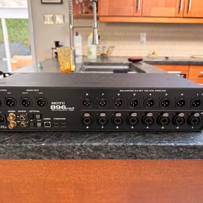MOTU 896mk3 Hybrid Firewire / USB Interface 2012 - Present - Black image 2