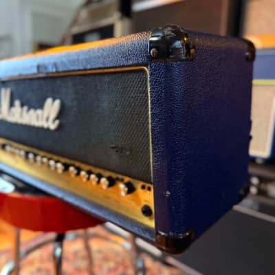 Marshall 6100 30th Anniversary Series 3-Channel 100-Watt Guitar Amp Head 1992 - 1997 - Blue Rare Edition image 8