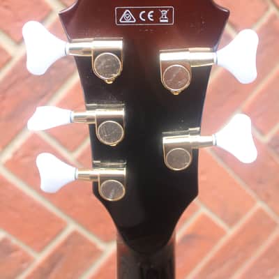 Ibanez AGB205 5-String Electric Bass Dark Violin Sunburst image 8