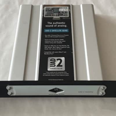 1U rack faceplate for UNIVERSAL AUDIO UAD-2 Satellite Firewire Black image 2