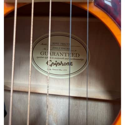 Epiphone Dove Pro - Acoustic Guitars - Excellent image 5