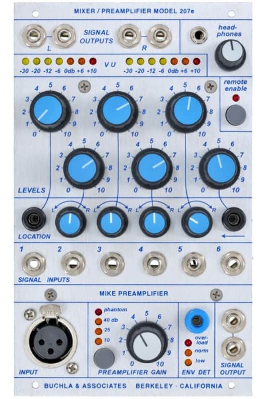 Buchla 207e Mixer / Microphone Preamplifier image 1