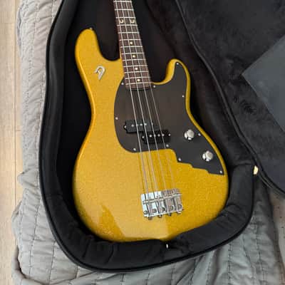 MINT Duesenberg Alliance Chris Chaney Bass Gold Sparkle PRISTINE image 2