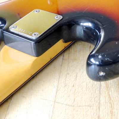 1982 Squier JV '62 Jazz Bass Sunburst Japan MIJ Fender USA Custom Shop Pickups image 8