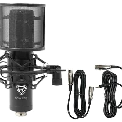 Rockville RCM PRO Recording Condenser Microphone+Dual Desktop Mic Stand image 9