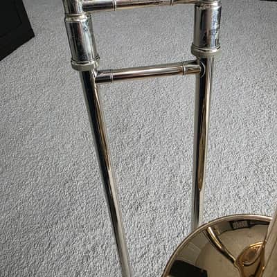 Bach Stradivarius 42G Bflat Trombone w/ F Attachment 2000's - Gold brass image 8