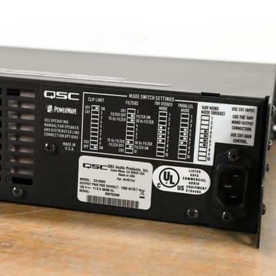 QSC CX1202V 1200W 70V 2-Channel Power Amplifier CG011ZX image 9