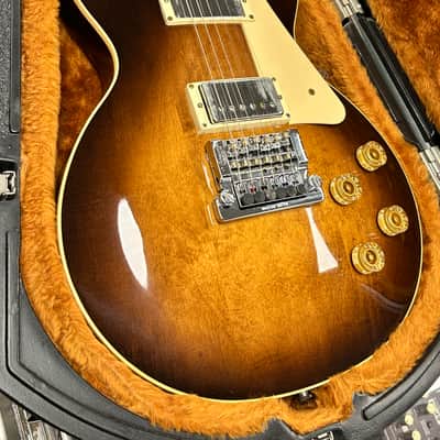 CLEAN! 1983 Gibson Les Paul Standard w/Factory Kahler Tremolo & Original Chainsaw Case - Tobacco Burst image 1