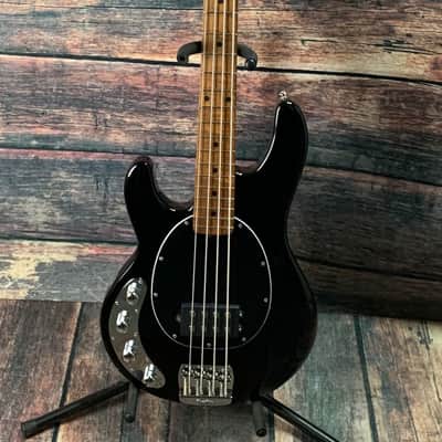Ernie Ball Music Man Left Handed StingRay Special H 4 String Electric Bass - Black image 1