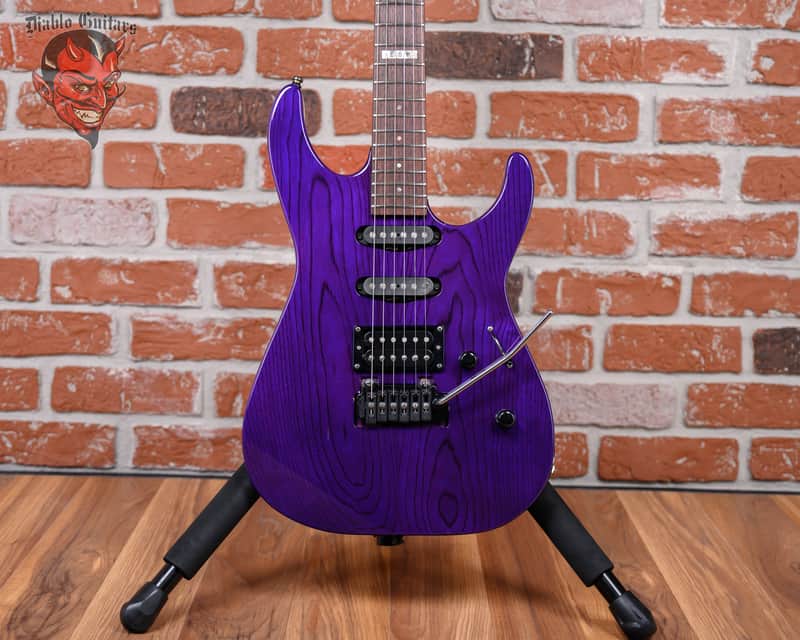 ESP The Mirage See-Thru Purple 1995 w/Hardshell Case image 1