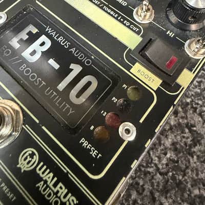 Walrus Audio EB-10 Preamp/EQ/Boost 2020 - Matte Black image 2