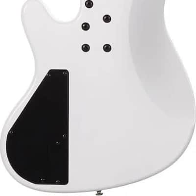 Cort NJS4WHT Elrick NJS 4 Bass Guitar. White image 2
