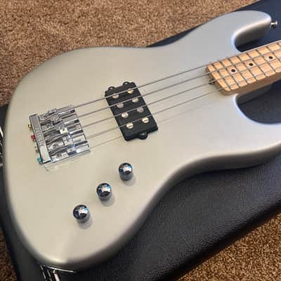 Fender Flea Artist Series Signature Active Jazz Bass 2018 Satin Inca SIlver image 13